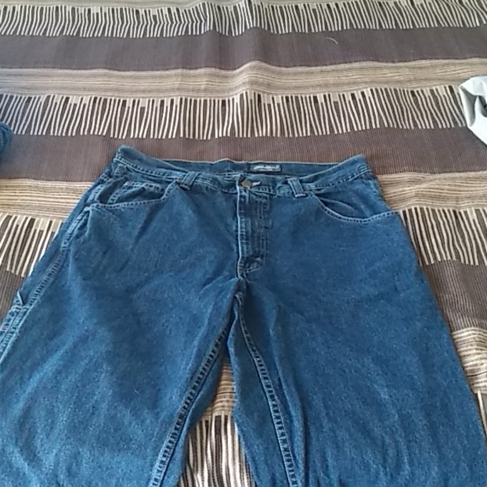Eddie Bauer Carpenter blue jeans